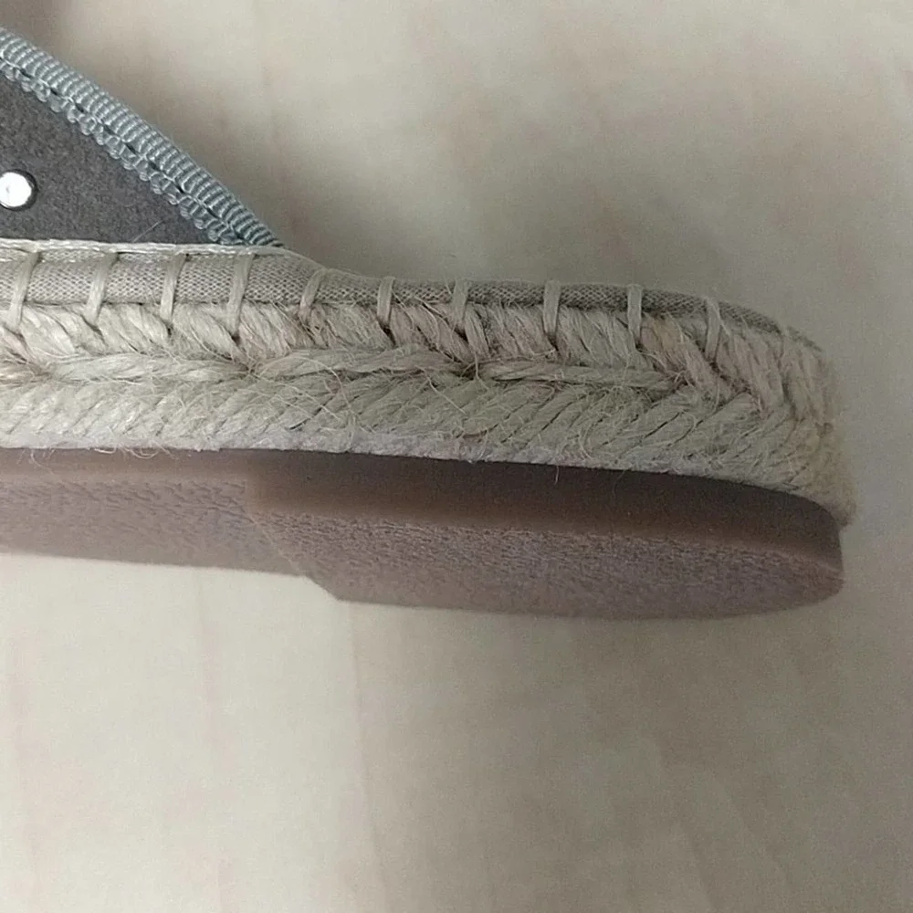 LF / Life Leather Espadrilles Studded Shoes